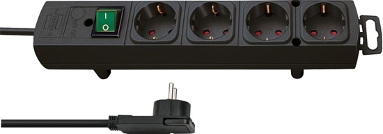 Изображение Brennenstuhl Steckdosenl. Comfort-Line  4x 2m Flachst. sw
