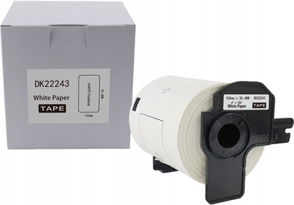 Picture of Brother Etykieta DK-22243 102mm x 30,48 czarny na biaym zamiennik