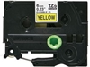 Изображение Brother TZe-FX611 label-making tape Black on yellow