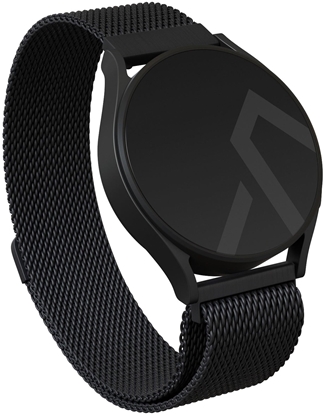 Attēls no BURGA Metal Mesh Band universal for 22 mm watches (black)