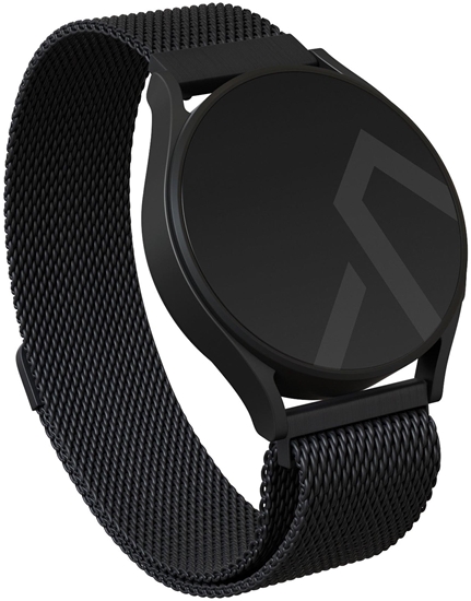 Picture of BURGA Metal Mesh Band universal for 22 mm watches (black)