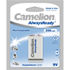 Изображение Camelion 9V/6HR61, 200 mAh, AlwaysReady Rechargeable Batteries Ni-MH, 1 pc(s)