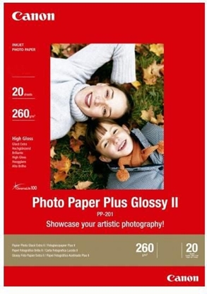 Picture of Canon PP-201 A 4 20 Sheets 265 g Photo Paper Plus Glossy II