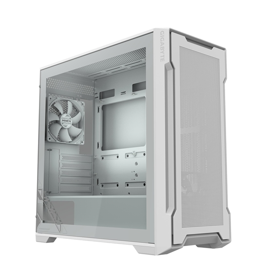 Изображение Case|GIGABYTE|GB-C102GI|MidiTower|Case product features Transparent panel|Not included|MicroATX|MiniITX|Colour White|C102GI