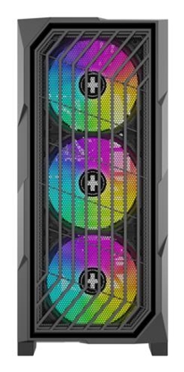 Picture of Case|XILENCE|ATX/micro ATX/Mini-ITX|Black|Midi Tower|PC|XILENT BREEZE II|X812.ARGB