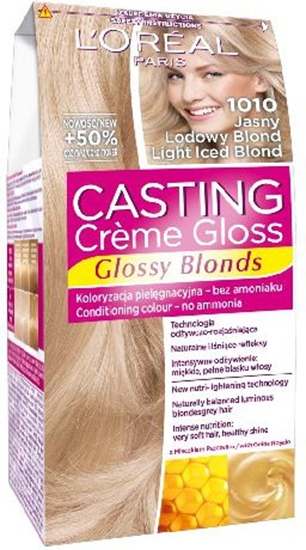 Picture of Casting Creme Gloss Krem koloryzujcy nr 1010 Jasny Lodowy Blond