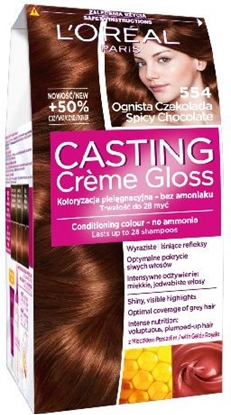 Изображение Casting Creme Gloss Krem koloryzujcy nr 554 Ognista Czekolada