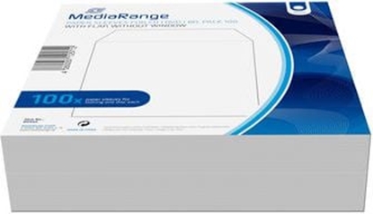 Picture of CD MEDIA ACC PAPER SLEEVES/WHITE 100PACK BOX66 MEDIARANGE