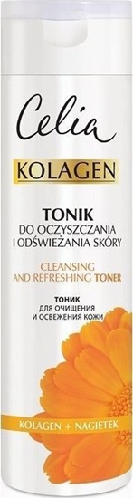 Picture of Celia Seria kolagenowa Tonik do oczyszczania i odwieania skóry z nagietkiem 200 ml