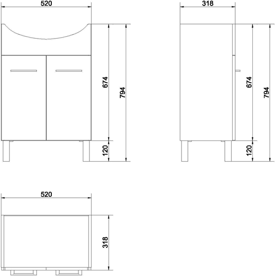 Picture of Cersanit  (S543-003-DSM)