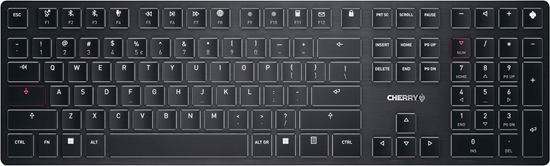 Picture of Cherry KW X ULP tastatūra Universāls USB + RF Wireless + Bluetooth QWERTY US International Melns