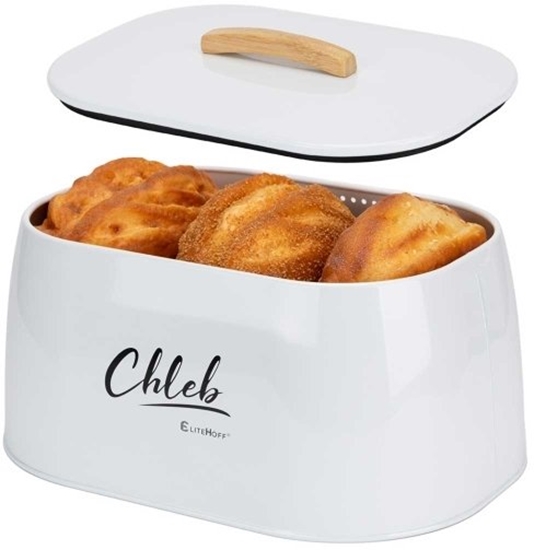 Изображение CHLEBAK POJEMNIK STALOWY NA PIECZYWO E-6325 biay