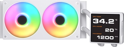 Picture of Chodzenie wodne Cougar CGR-PSDVPRGB-W-240 Procesor Chodnica cieczy all-in-one 12 cm Biay