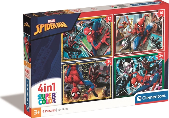 Picture of Clementoni CLE puzzle 4w1 SuperKolor Marvel 21515