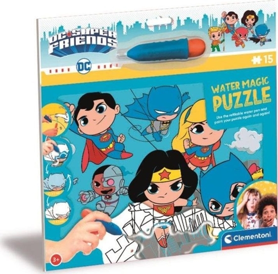 Изображение Clementoni Puzzle 15 Water Magic Dc Superfriends