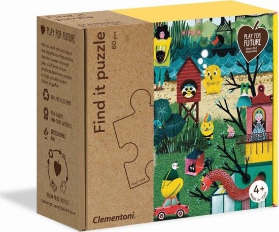 Изображение Clementoni Puzzle 60 Elementów Zwierzta