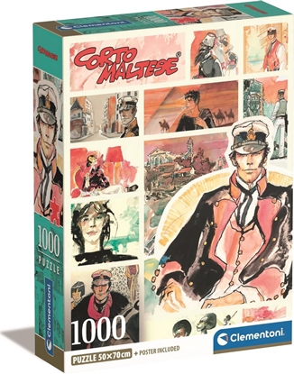 Изображение Clementoni Puzzle Compact Corto Maltese 1000 elementów (39807)