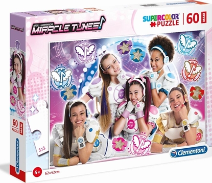 Изображение Clementoni Puzzle Maxi SuperColor Miracle Tunes 60 elementów (26449)