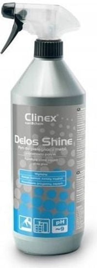 Изображение Clinex Clinex delos shine do czyszczenia mebli 1l.(77145) z poyskiem