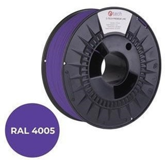 Picture of C-Tech Nawój drutu (filament) PREMIUM LINE, PLA, niebiesko-fioletowy, RAL4005, 1,75mm, 1kg