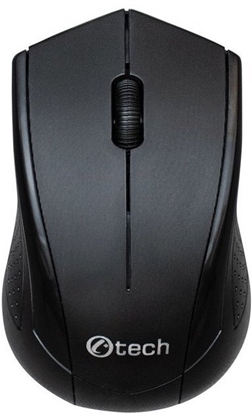 Attēls no C-TECH my WLM-07, bezdrátová, 1200DPI, 3 tlaítka, USB nano receiver, erná