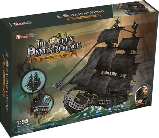 Picture of Cubicfun PUZZLE 3D Duy zestaw okrt piracki - T4018H