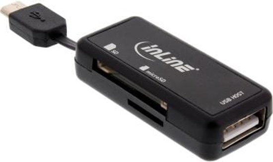 Picture of Czytnik InLine USB 2.0/microUSB (66776)