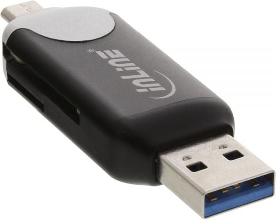 Picture of Czytnik InLine USB 3.0 & Micro USB 2.0 dual interface (66779C)