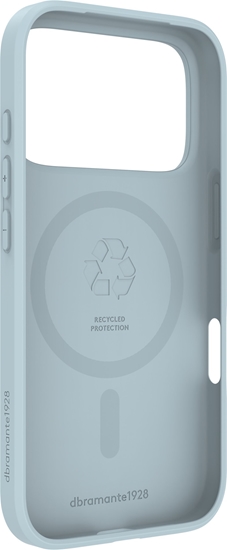 Изображение dbramante Greenland Pro - Tylnia osona do telefonu komórkowego - Kompatybilno z MagSafe - Tworzywo sztuczne - Glacier - fur Apple iPhone 17 Pro