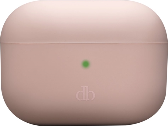 Picture of dbramante1928 Costa Rica - Tasche fur kabellose Ohrhorer - Silikon, recycelter Kunststoff - rosa sandfarben - fur Apple AirPods Pro (2. Generation)