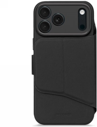 Attēls no Decoded Textured Silicone Detachable Wallet - obudowa ochronna do iPhone 17 Pro Max kompatybilna z MagSafe (phantom black)