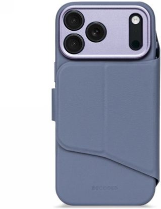 Attēls no Decoded Textured Silicone Detachable Wallet - protective case for iPhone 17 Pro Max compatible with MagSafe (forever blue)