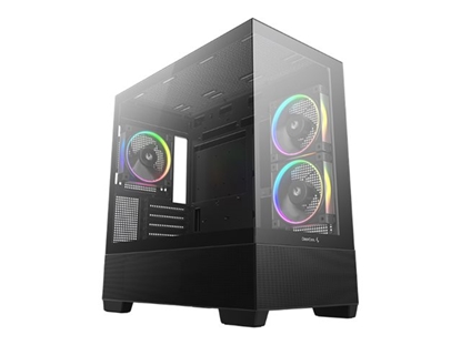 Изображение Deepcool CG380 3F MIDI TOWER CASE, Black