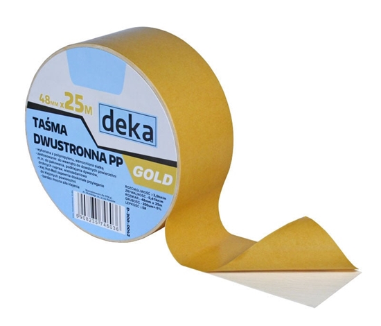 Изображение Deka Tama dwustronna PP GOLD 48mm 25mb