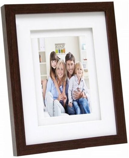 Picture of Deknudt S65KQ1 brown 20x30 Wood double Passepartout