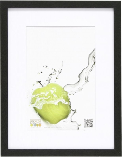 Picture of Deknudt S66KF2 P1          30x40 Wood black w. Passepartout