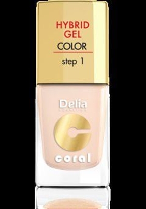 Изображение Delia Cosmetics Coral Hybrid Gel Emalia do paznokci nr 20 ivory 11ml