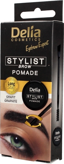 Picture of Delia Cosmetics Eyebrow Expert Pomada do brwi Grafit 1szt