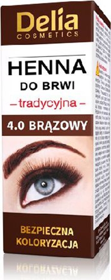 Изображение Delia Henna do brwi 4.0 Brzowa