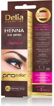 Изображение Delia Henna do brwi elowa 3.0 ciemno brzowa