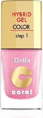 Изображение Delia LAKIER CORAL HYBRID GEL 31 J PEROWY RÓ