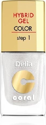 Изображение Delia LAKIER CORAL HYBRID GEL 32 BIAY PEROWY