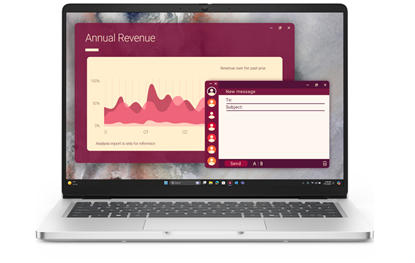 Attēls no Dell Pro 14 PC14250 | Platinum Silver | 14 " | IPS | FHD+ | Anti-glare | Intel Core Ultra 5 | 235U | 16 GB | DDR5 | Solid-state drive capacity 512 GB | Intel Graphics | Windows 11 Pro | Keyboard language English | Keyboard backlit | Warranty 36 month(s