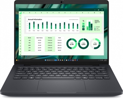 Attēls no Dell Pro Max 14 MC14250/U5-235H/16GB/512GB SSD/Intel Arc/FgrPr & SmtCd/FHD IR Cam & Mic/14" FHD+/Backlit Kb/4 Cell/100W/vPro/W11Pro/3YPS