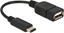 Изображение Delock Adapter cable USB 2.0 Type-C™ male > USB 2.0 Type-A female 15 cm black