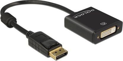 Picture of Delock Adapter DisplayPort 1.2 male > DVI female 4K Passive black