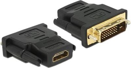 Изображение Delock Adapter DVI 24+1 pin male > HDMI female - bidirectional