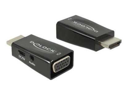 Picture of Delock Adapter HDMI-A male > VGA female with Audio