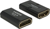 Picture of Delock Adapter High Speed HDMI with Ethernet – HDMI-A female > HDMI-A female 4K Gender Changer black