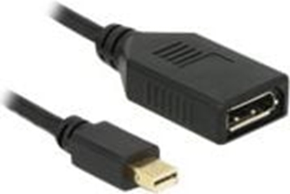 Picture of Delock Adapter mini DisplayPort male to DisplayPort female 8K black